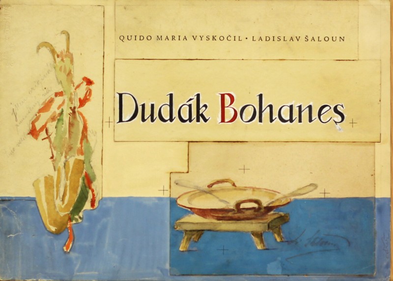 Kompletní konvolut ilustrací, kreseb ke knížce Dudák Bohanes + nezařazené kresby 1/18 Kompletní konvolut ilustrací, kreseb ke knížce Dudák Bohanes + nezařazené kresby
