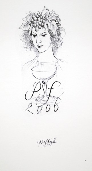 Dívka s hrozny ve vlasech (PF 2006) 1/1 Dívka s hrozny ve vlasech (PF 2006)