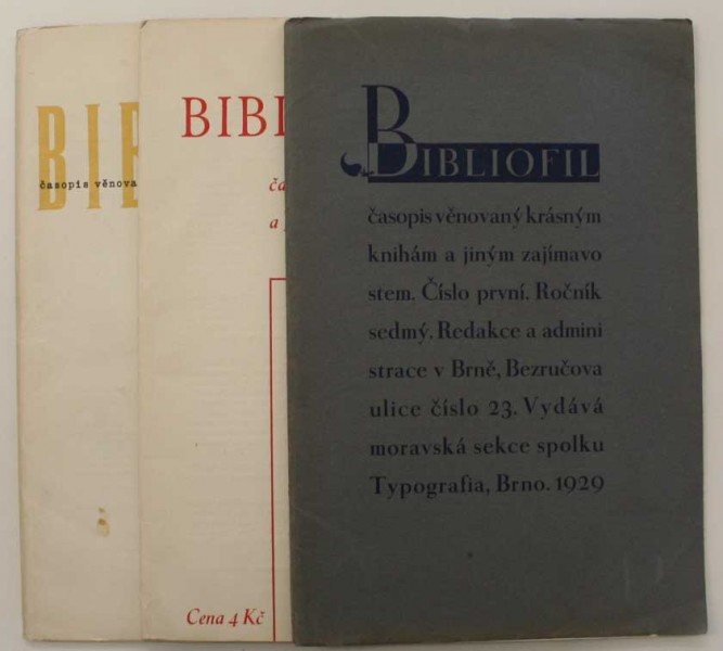 Bibliofil - časopis věnovaný krásným knihám a jiným zajímavostem 1/1 Bibliofil - časopis věnovaný krásným knihám a jiným zajímavostem