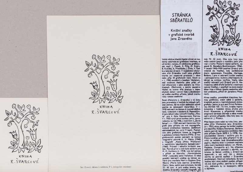Návrh na Ex Libris 1/1 Návrh na Ex Libris