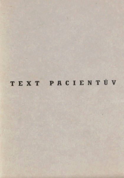 Text pacientův 1/1 Text pacientův