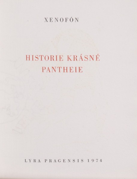 Xenofón Historie krásné Pantheie