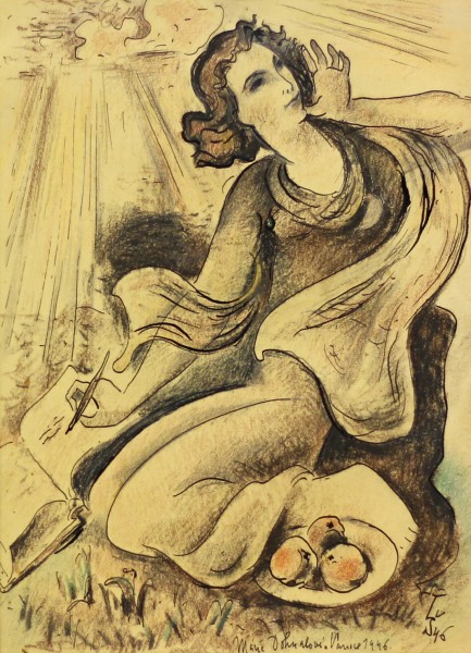 Žena s jablky