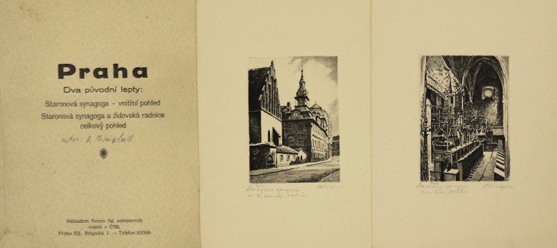 Soubor dvou leptů Staronová synagoga 1/1 Soubor dvou leptů Staronová synagoga