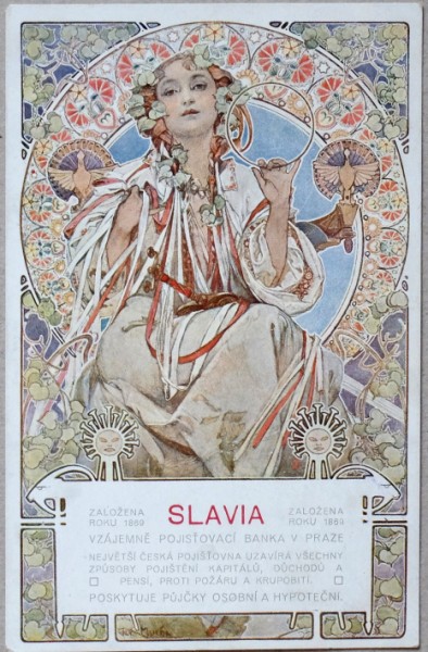 Pohlednice SLAVIA 1/2 Pohlednice SLAVIA